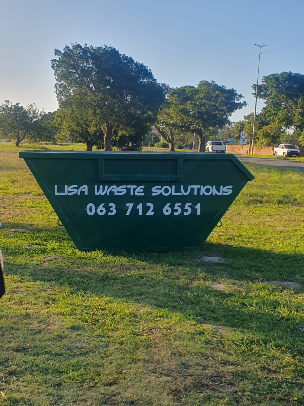 Lisa Waste Solutions skip bin delivered on site in East London